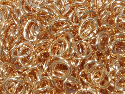 Oval Jump Rings 3x3.5mm