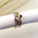 Sterling Silver Gemstone Stacking Ring - Peridot (In Stock)