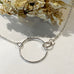 Sterling Silver Interlocking Circle Necklace - Style 1