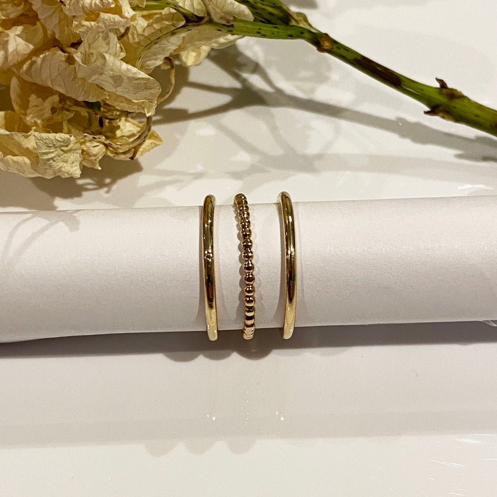 14ct Gold Filled Round Wire Stacking Ring