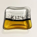 Sophie Thomas Jewellery - Handmade Fused Glass Trinket Dish - Yellow - Nosek's Just Gems