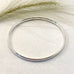 Sophie Thomas Jewellery - Sterling Silver Oval Wire Bangle - Oval - Nosek's Just Gems