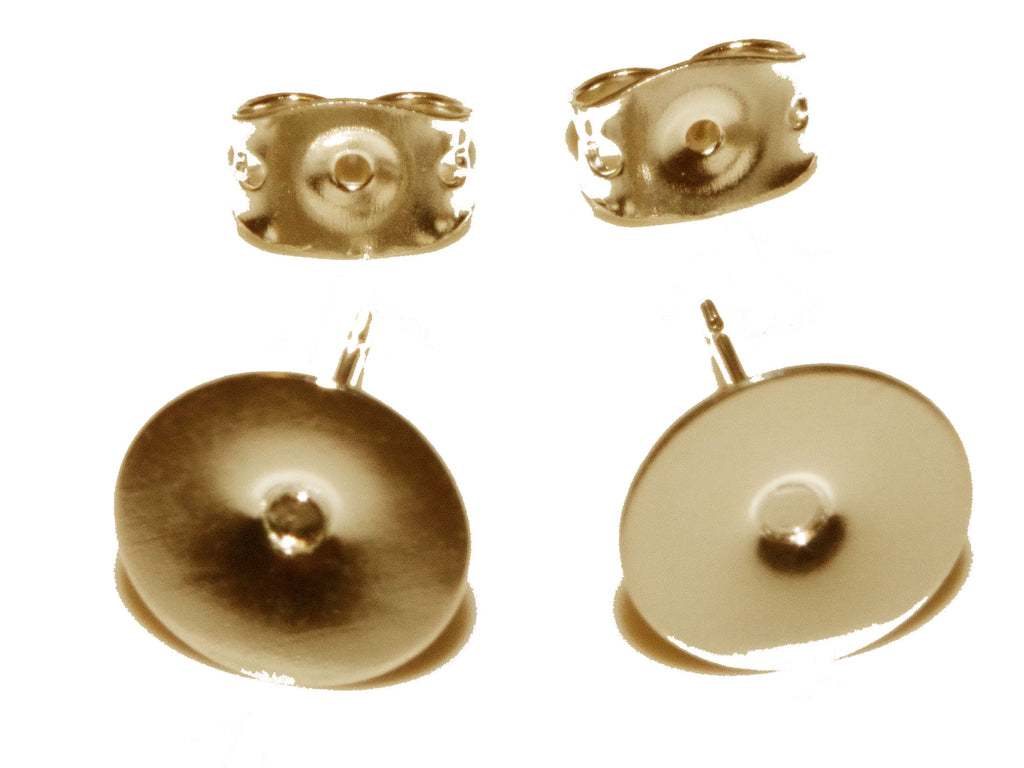 Earring Post with 7mm Disc