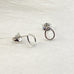 Sterling Silver Smooth Drop Stud Earrings (In Stock)