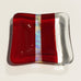 Sophie Thomas Jewellery - Handmade Fused Glass Trinket Dish - Red - Nosek's Just Gems