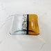 Sophie Thomas Jewellery - Handmade Fused Glass Trinket Dish - Yellow - Nosek's Just Gems