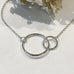 Sophie Thomas Jewellery - Sterling Silver Interlocking Circle Necklace - Style 2 - Nosek's Just Gems