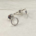 Sophie Thomas Jewellery - Sterling Silver Textured Circle Stud Earrings - Nosek's Just Gems