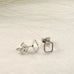 Sophie Thomas Jewellery - Sterling Silver Textured Square Stud Earrings - Nosek's Just Gems